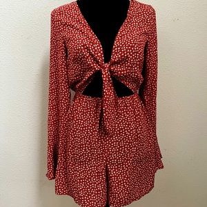 Nasty Gal Floral Romper